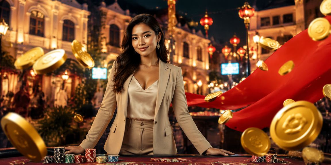 Festival yang meriah menggambarkan platform hiburan online yang beroperasi dalam suasana legal dan teratur