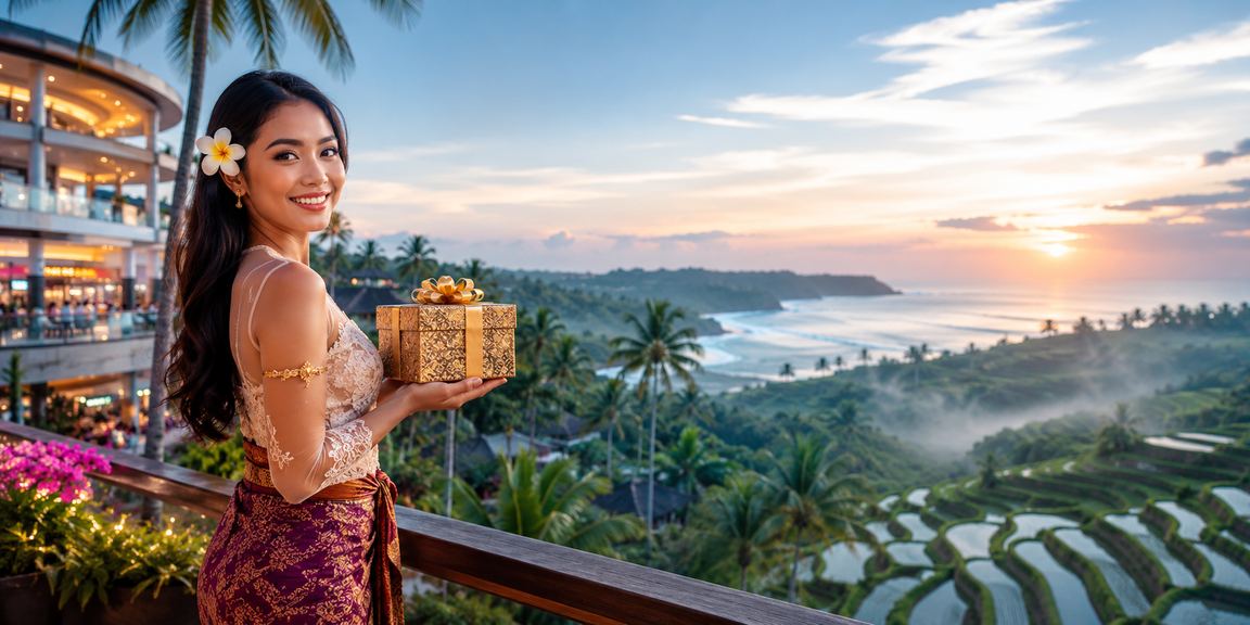 Pantai cerah menggambarkan transparansi dan keterbukaan kebijakan data platform online